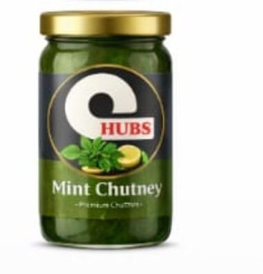 9 Hubs Mint Chutney 250gm
